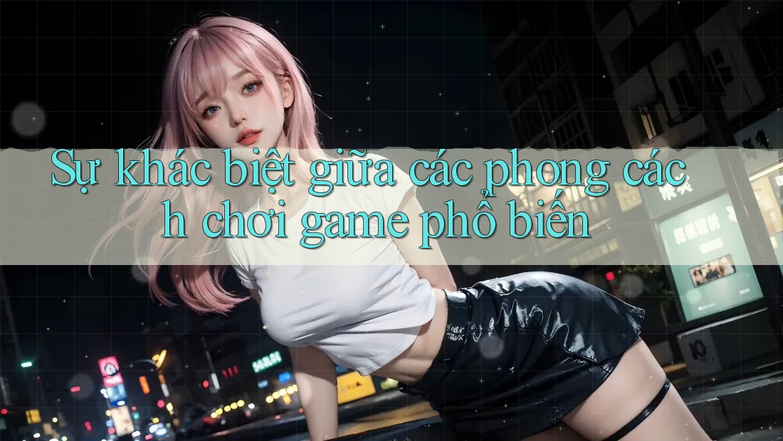 Sự khác biệt giữa các phong cách chơi game phổ biến Sự khác biệt giữa các phong cách chơi game phổ biến