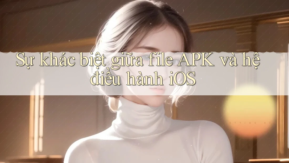 Sự khác biệt giữa file APK và hệ điều hành iOS