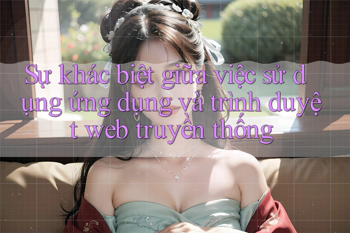 Sự khác biệt giữa việc sử dụng ứng dụng và trình duyệt web truyền thống