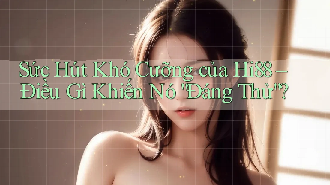 Sức Hút Khó Cưỡng của Hi88 – Điều Gì Khiến Nó “Đáng Thử”?