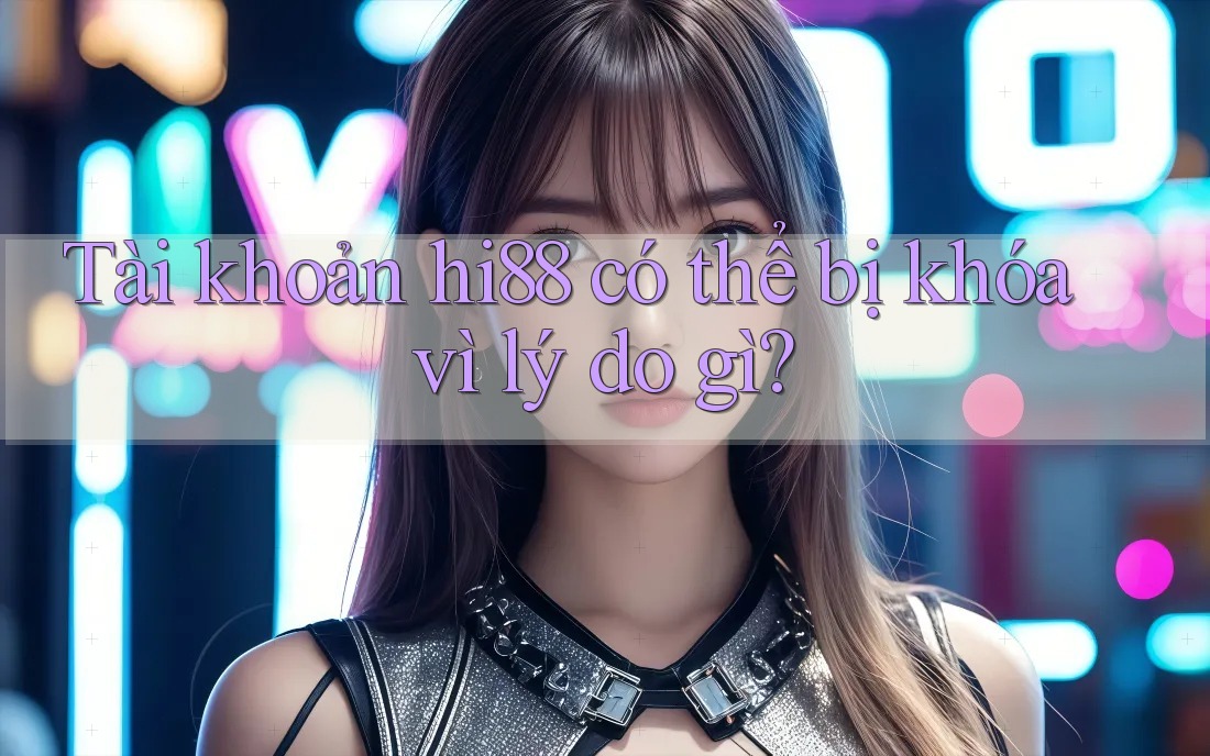 Tài khoản hi88 có thể bị khóa vì lý do gì?