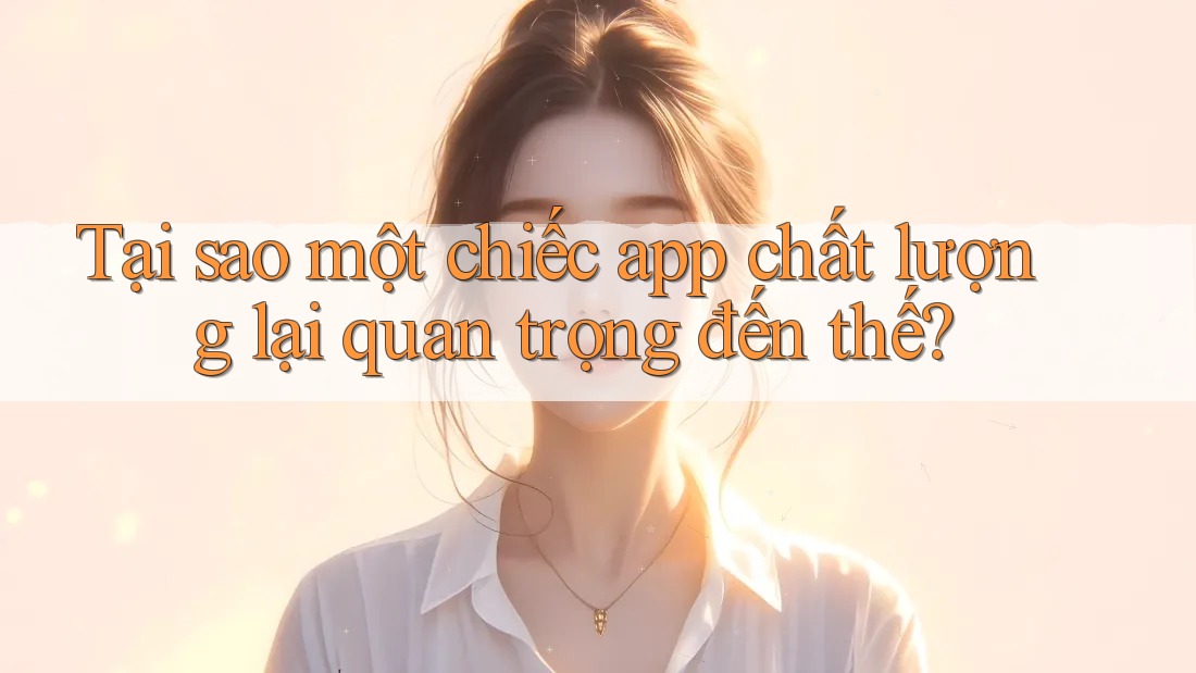 Tại sao một chiếc app chất lượng lại quan trọng đến thế? Tại sao một chiếc app chất lượng lại quan trọng đến thế?