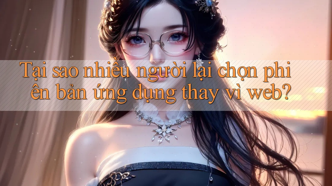 Tại sao nhiều người lại chọn phiên bản ứng dụng thay vì web?