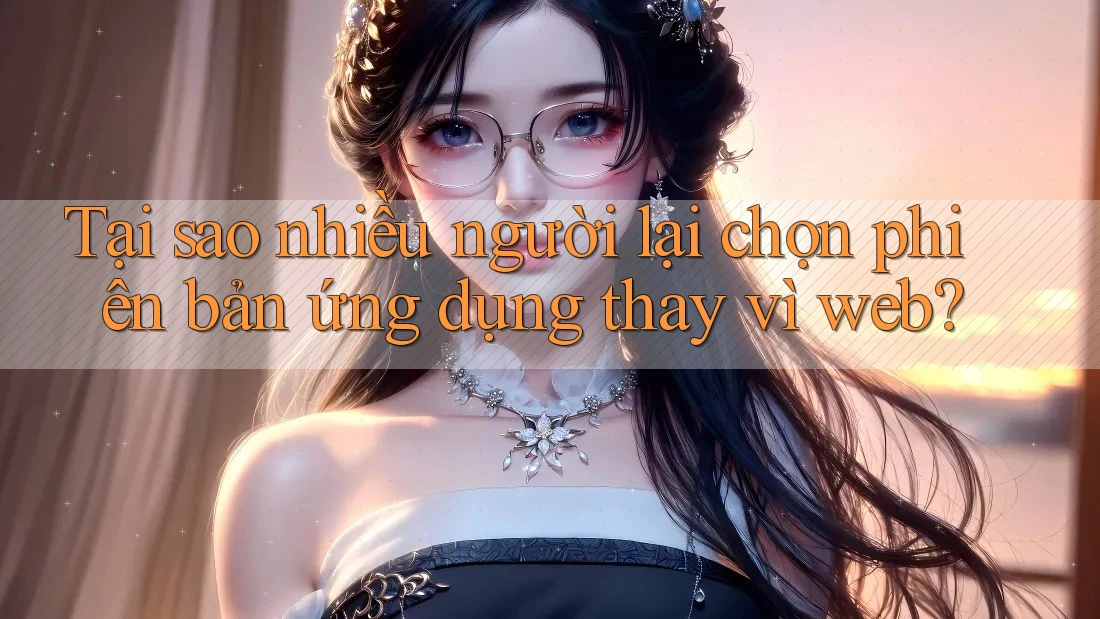 Tại sao nhiều người lại chọn phiên bản ứng dụng thay vì web? Tại sao nhiều người lại chọn phiên bản ứng dụng thay vì web?