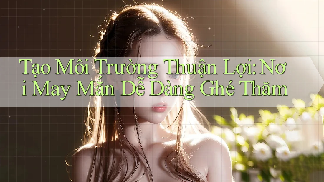 Tạo Môi Trường Thuận Lợi: Nơi May Mắn Dễ Dàng Ghé Thăm