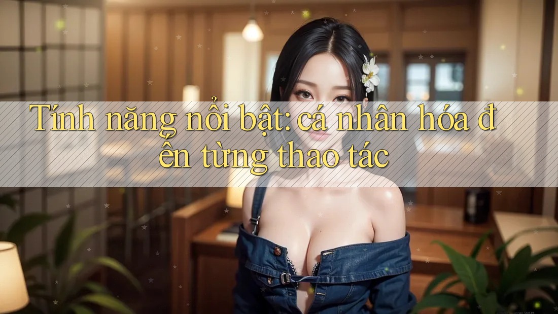 Tính năng nổi bật: cá nhân hóa đến từng thao tác