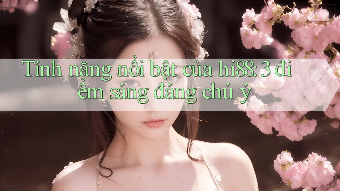 Tính năng nổi bật của hi88: 3 điểm sáng đáng chú ý