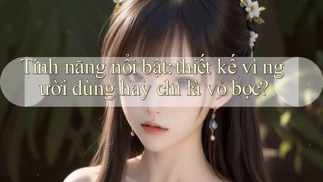 Tính năng nổi bật: thiết kế vì người dùng hay chỉ là vỏ bọc?