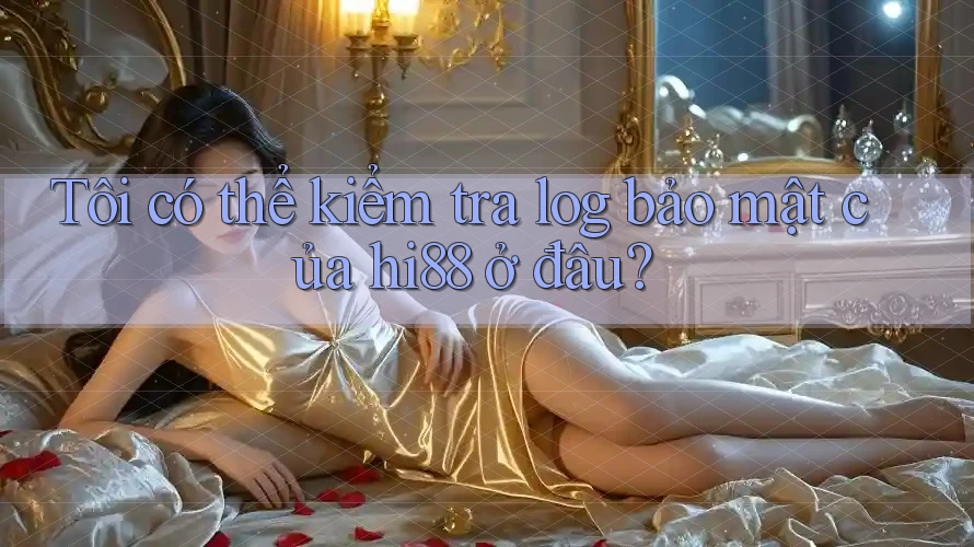 Tôi có thể kiểm tra log bảo mật của hi88 ở đâu?