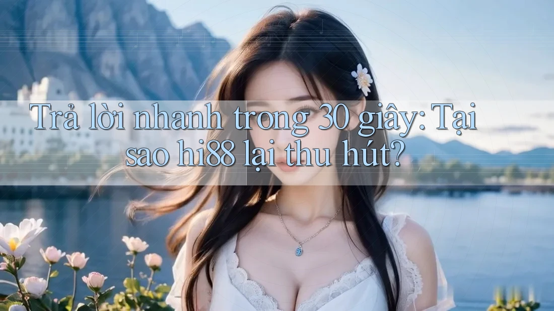 Trả lời nhanh trong 30 giây: Tại sao hi88 lại thu hút? Trả lời nhanh trong 30 giây: Tại sao hi88 lại thu hút?