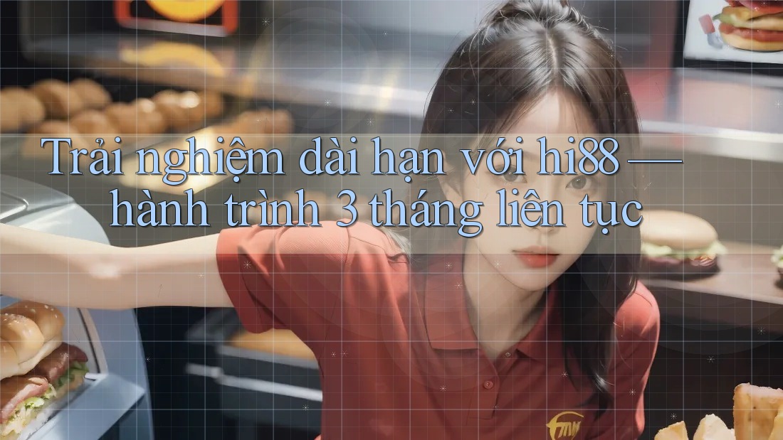 Trải nghiệm dài hạn với hi88 — hành trình 3 tháng liên tục Trải nghiệm dài hạn với hi88 — hành trình 3 tháng liên tục