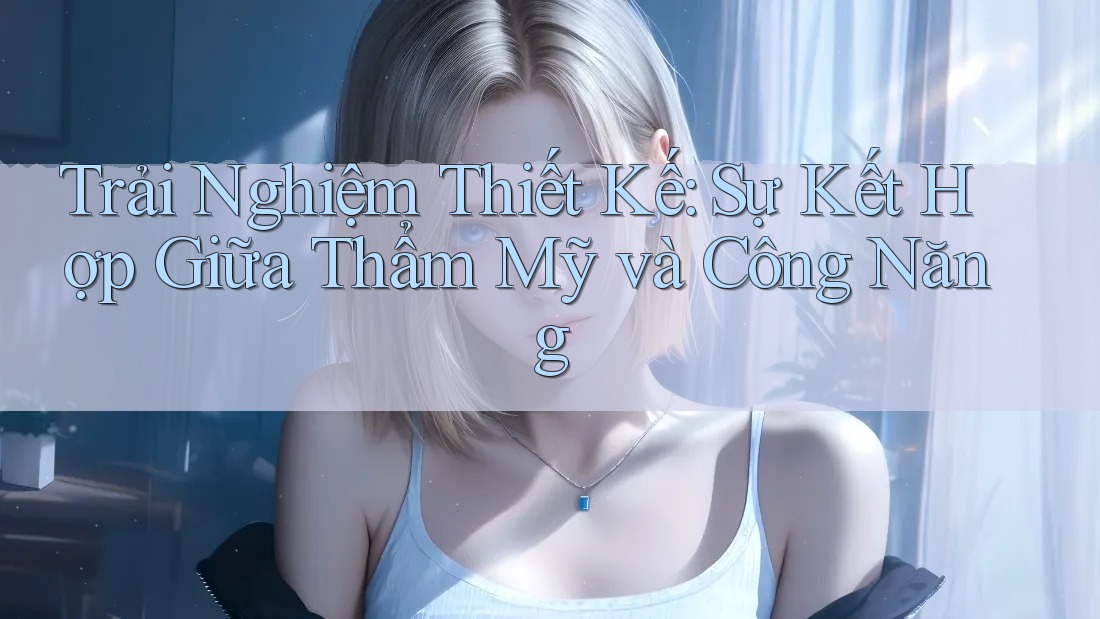 Trải Nghiệm Thiết Kế: Sự Kết Hợp Giữa Thẩm Mỹ và Công Năng Trải Nghiệm Thiết Kế: Sự Kết Hợp Giữa Thẩm Mỹ và Công Năng