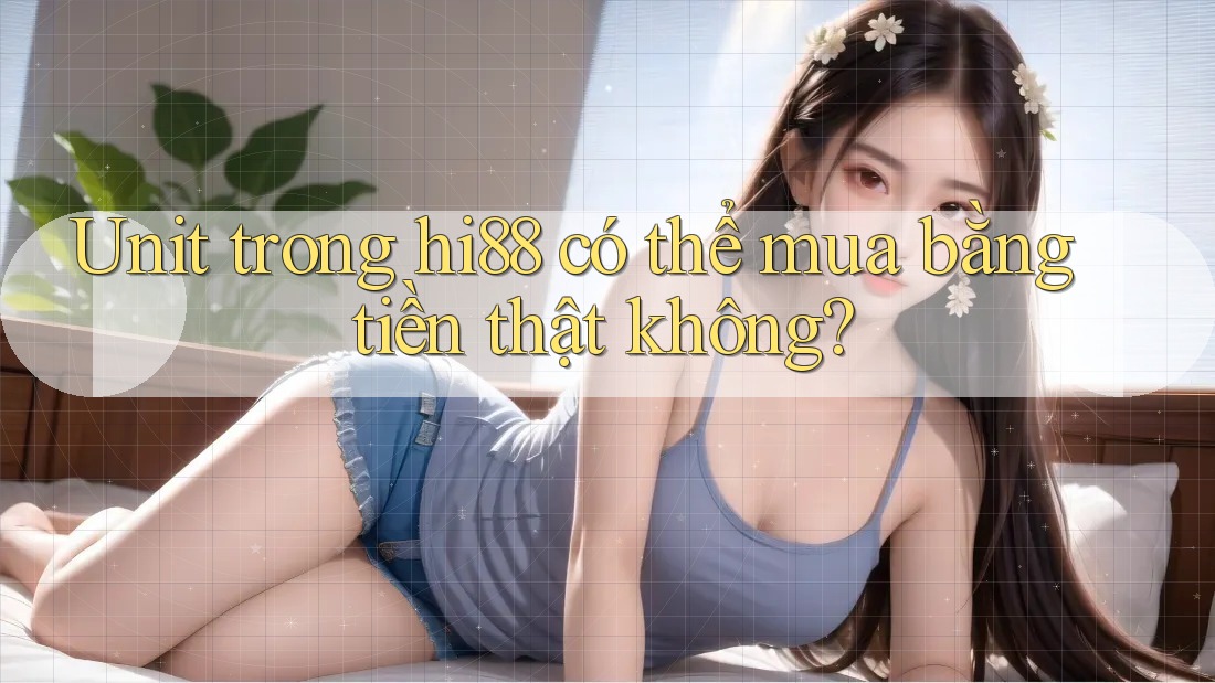 Unit trong hi88 có thể mua bằng tiền thật không?
