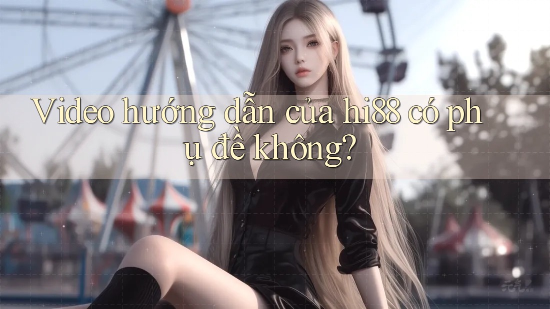 Video hướng dẫn của hi88 có phụ đề không? Video hướng dẫn của hi88 có phụ đề không?