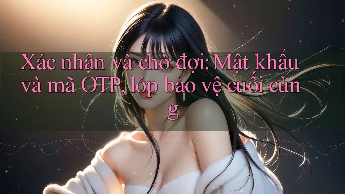 Xác nhận và chờ đợi: Mật khẩu và mã OTP, lớp bảo vệ cuối cùng